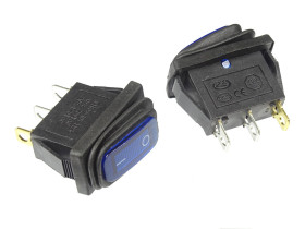 Przełącznik QY603-101 IP45 230V AC podświetlany ON-OFF