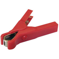 SET 0210200 LZ40 Jump Lead Clamp 40A Red 6.3mm Spade or Solder Conn