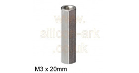 Standoff Brass M3 20 x 5mm AF hex