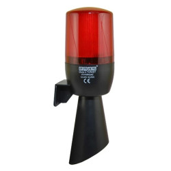 Wielofunkcyjna lampa czerwona fi 70 z buzerem 12-24V AC/DC, T0-IT070R024Z