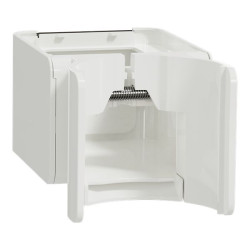 Akcesoria do obudów Szyna prowadząca element końcowy INS44307 PC/ABS Unica