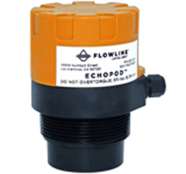 Czujnik poziomu Refleksyjny przetwornik ultradźwiękowy do pomiaru poziomu cieczy Poziomy, pionowy 2-przewodowy, od 4 do