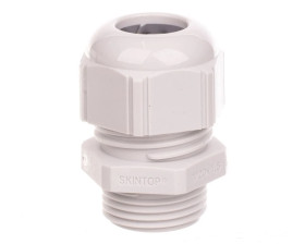 Dławnica kablowa poliamidowa M20 IP68 SKINTOP STR-M 20x1,5 jasnoszara 53111520