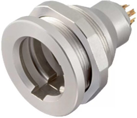 Panel socket, 5 pole, solder connection, push pull, straight, 09 4916 015 05