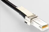 Connection cable, 0.5 m, plug straight to plug straight, 0.129 mm², AWG 26, 2142970-1