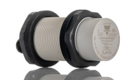 Czujnik zbliżeniowy M30 Pojemnościowy 25 mm Carlo Gavazzi Niewpuszczany 10 → 40 V DC długość 74mm Gwintowany