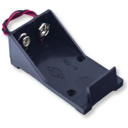 Koszyk na baterie akumulator 9V 6F22 1604A obudowa otwarta + przewody 15cm