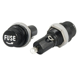 Opencircuit Fuseholders 5x20mm Panel mount - 2 pcs