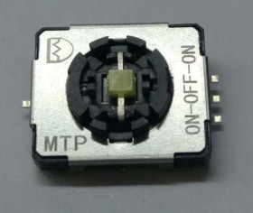 Przełącznik obrotowy wciskany, 12V dc, RS PRO