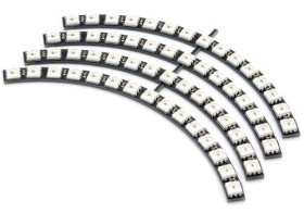 Ring with 60 RGB WS2812 LEDs and integrated driver