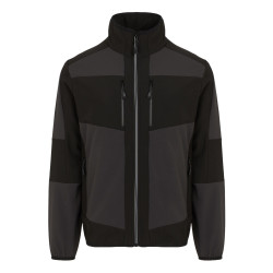 Kurtka typu softshell, TRA753, rodzaj Unisex, S, Czarny