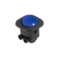 Przełącznik RS 101-7c niebieski kołyskowy niebieski