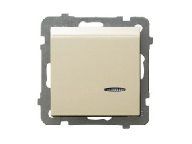AS Wyłącznik hotelowy ecru ŁP-15GS/m/27 OSPEL