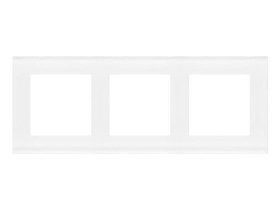 SIMON 55 Ramka 3 potrójna Nature szkło mrożone białe TRN3/170 KONTAKT SIMON