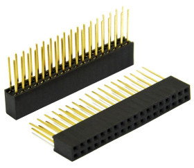Opencircuit Female header stackable 2x18 pin - 2 stuks