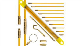 Zestaw Skręcanych Prętów Z Włókna Szklanego Do Przeciągania Kabli Fi:4Mm 10X...