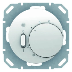 Regulator temperatury pomieszczenia ze stykiem zwiernym R.1/R.3 biały połysk 20302089