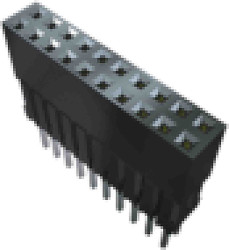 Gniazdo PCB 50 -pinowe 2 -rzędowe raster: 2.54mm typu płytka – płytka Proste Przewlekany