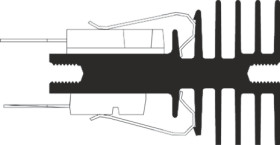 Radiator 100 x 30 x 47.2mm 4.08K/W