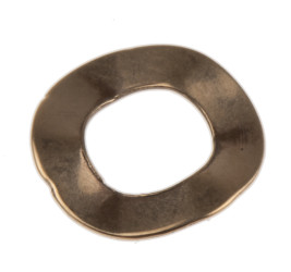 Podkładka zabezpieczająca do śruby M4, falista wew 4.36mm Miedź zew 7.99mm