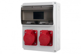 Rozdzielnica ULISSE 11M - gniazda 2x32A 5p /11 modułów/