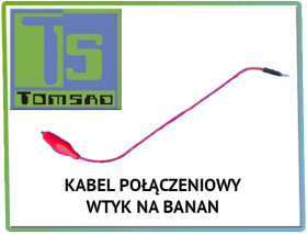 10 x kabel połączeniowy - wtyk na banan