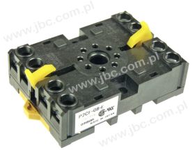 P2CF-08-E gniazdo montażowe (podstawka) 8 stykowe do przekaźników czasowych H3CR-A8..., montaż na szynie DIN