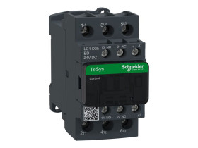 Stycznik mocy 24V DC 1NO+1NC 25A TeSys D AC3 LC1D25BD SCHNEIDER ELECTRIC