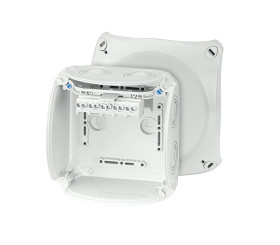 Skrzynka zaciskowa Poliwęglan 77 x 130 x 130mm Szary IP66, IP67 HENSEL