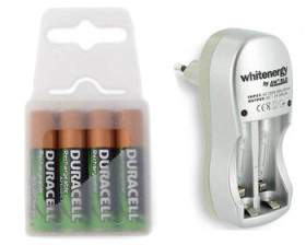 ŁADOWARKA WE + 4 x R03/AAA 800 mAh Duracell ActiveCharge