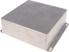 Aluminum die cast enclosure, (L x W x H) 188 x 188 x 67 mm, natural, IP54, 1590FFL