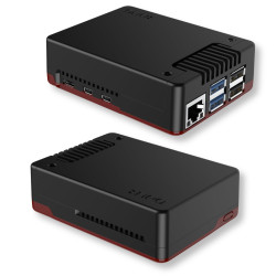 Argon NEO 5 Black Red case for Raspberry Pi 5 with PWM fan