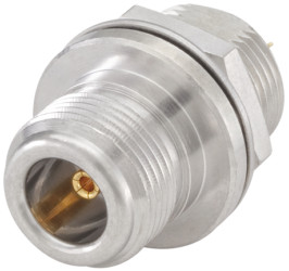 Złącze koncentryczne Montaż na panelu Żeński 50Ω typ złącza Złącze N 0 to 11GHz Lutowane