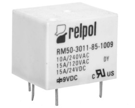 Przekaźnik miniaturowy 1P 12A 9V DC PCB RM50-3011-85-1009 2611654