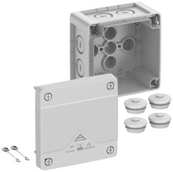 Skrzynka przyłączeniowa Spelsberg Abox Pro 025-L, IP66, IP67, IP69, (D x S x W) 92 x 92 x 60 mm, szary, 1 szt.