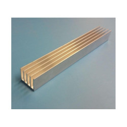 RADIATOR 150x20x16mm ŻEBROWANY ALUMINIOWY