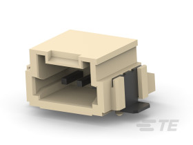 Listwa stykowa PCB 3-pinowe AMP Mini CT raster: 1.5 mm Kąt prosty 1-rzędowe TE Connectivity Płyta50 V W osłonie