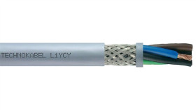 Przewód Sterowniczy W Ekranie Liycy 300/300V 2X0,34 Szary Linka Technokabel...