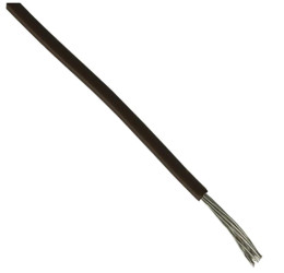 Przewód montażowy 0,2mm² Czarny RS PRO PVC 24 AWG 600 V dł. 100m 7/0,2 mm