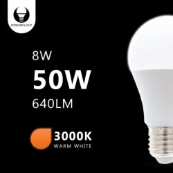 Żarówka LED E27 A60 8W 230V 3000K 640lm Forever Light RTV003458