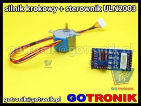 Silnik krokowy 28BYJ-48 + sterownik ULN2003