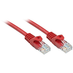 LINDY 48185 Network cable patch cable CAT 6 U/UTP Red 5.00 m