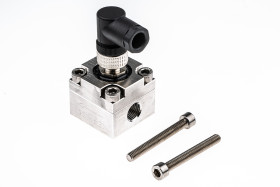 Przepływomierz do płynów 0,01 l/min → 1 l/min Przekładnia owalna 1/4 BSP 1/4 cala