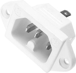 Złącze męskie IEC Martin Kaiser C16 złącze męskie do wbudowania pionowego Łączna ilość styków: 2 + PE 10 A biały 780/ws