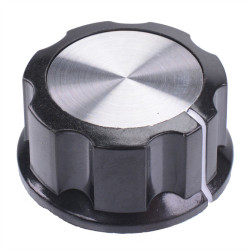 RN-99C Aluminium Inlay 6.4mm Control Knob 33mm