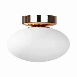 Plafon lampa sufitowa OMI kolor Złoty z dekoracyjnym szklanym kloszem, źródło 1*G9 - 1187 Zuma Line