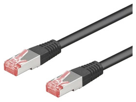 S/FTP6A-CU-050BK Patch cord S/FTP 6a linka Cu LSZH czarny 5m 27AWG