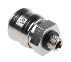 Szybkozłączka pneumatyczna, materiał Mosiądz, złącze G 1/8 męskie, RS PRO CEJN 320, JWL 520, JWL 530, Parker PE, Rectus