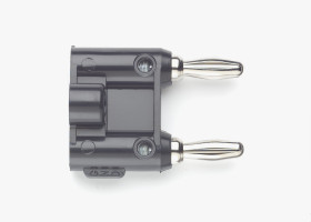 Złącze bananowe Śruba typ Złącze testowe Czarny 15A Pomona