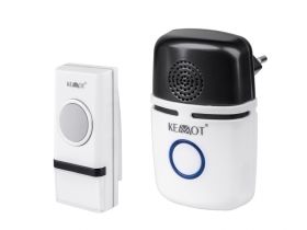 Dzwonek bezprzewodowy do drzwi (z wtyczka na 230V)--48 melodii